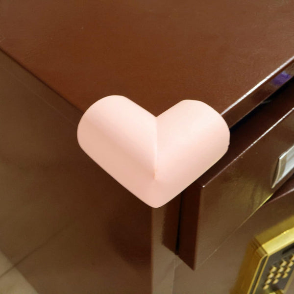 Corner Protectors Table Corners Furniture Bumpers Protective Pads Wall Door Stopper Foam Rubber Strips Self Adhesive Edge Universal Pink 12 Piece Edge