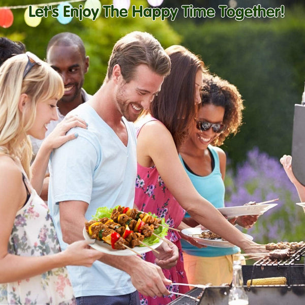 200 Pack 30Cm Natural Bamboo Skewers For Grilling Bbqs And Parties Barbecue Accessories