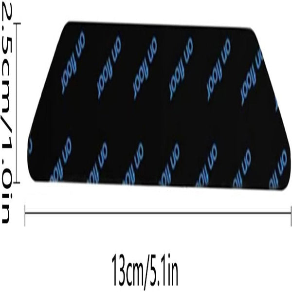 Carpet Stoppers Anti Slip Mat Rug Grippers Stickers Fixer Sofa Cover Ultra Thin Undermat Discreet Black 4 Pieces Rugs