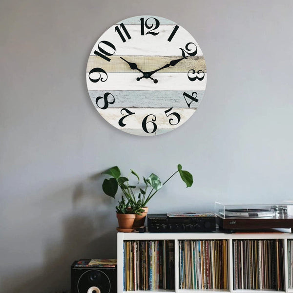 Wall Clock Style Decorative For Home & Office 10 Inch Diameter Wall Clocks