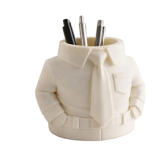 3D Printed Shirt And Tie Pen Holder Desk Organizer Pen Holders