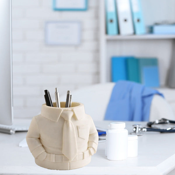 3D Printed Shirt And Tie Pen Holder Desk Organizer Pen Holders
