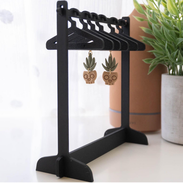 Earring Holderearring Display Hanger Jewelry Multiple Style Hangers Available Clothing Rack For Earringsiblacki Jewellery Holders & Organisers