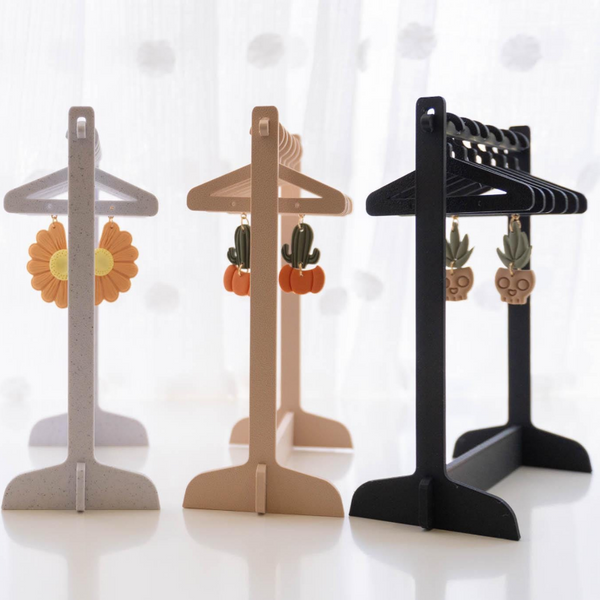 Earring Holderearring Display Hanger Jewelry Multiple Style Hangers Available Clothing Rack For Earringsiblacki Jewellery Holders & Organisers