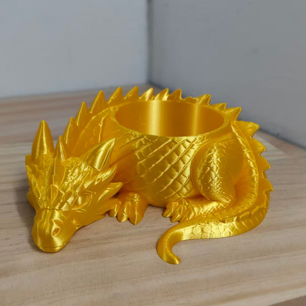 Sleeping Dragon 3D Printed Flowerpot & Fantasy Home Decor Baskets Pots Window Boxes