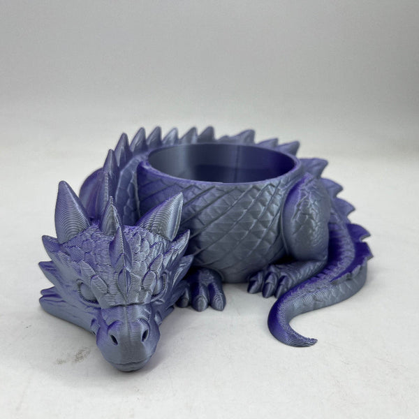 Sleeping Dragon 3D Printed Flowerpot & Fantasy Home Decor Baskets Pots Window Boxes
