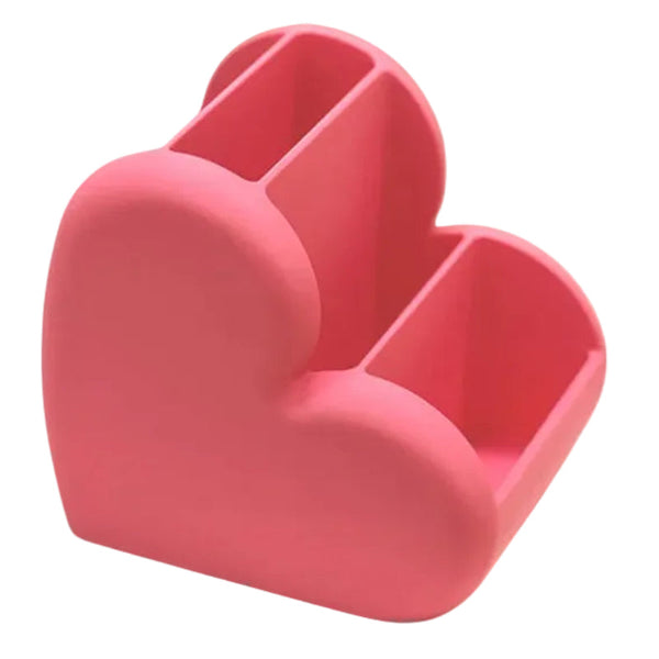 3D Printed Heart Shaped Cosmetic And Desktop Organisers Pink Other Laptop & Desktop Accs