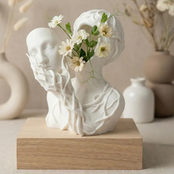A 3D Printed Vase Shaped Like Goddess Of Nature. Let Pretense. Stay In Planters & Vases
