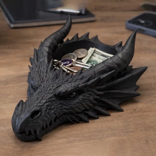 3D Printed Faucet Shaped Storage Tray Desktop And Entryway Organizer Suitable For Desks Bedside Tables Entryways. Black. Other Home Décor