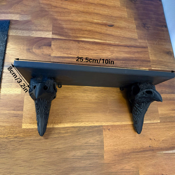 3D Printed Crow Skull Wall Mount Adds Touch Of Mystery Your Home. (Black) Kids Wall Stickers