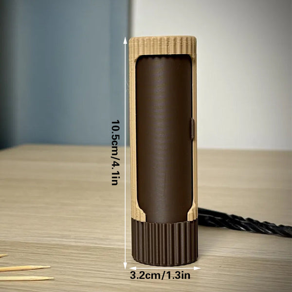 3D Printed Rotating Organizer Capsule 10Cm High Other Home Organisation