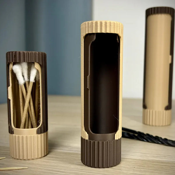 3D Printed Rotating Organizer Capsule 10Cm High Other Home Organisation