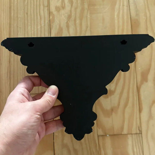 3D Printed Art Nouveau Corner Shelf Decorative Stand Black Display Stands