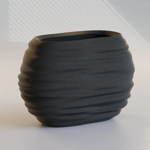 3D Printed Modern Pen Holder And Brush Cup Black Pen Holders
