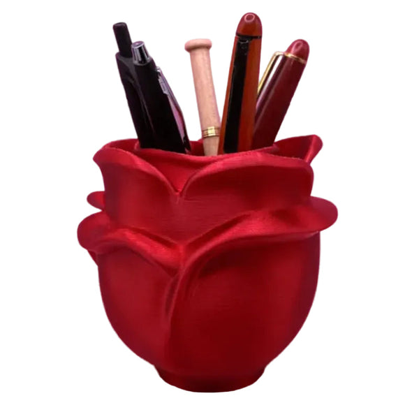 Rose Pen Holder (Red) Pen Holders