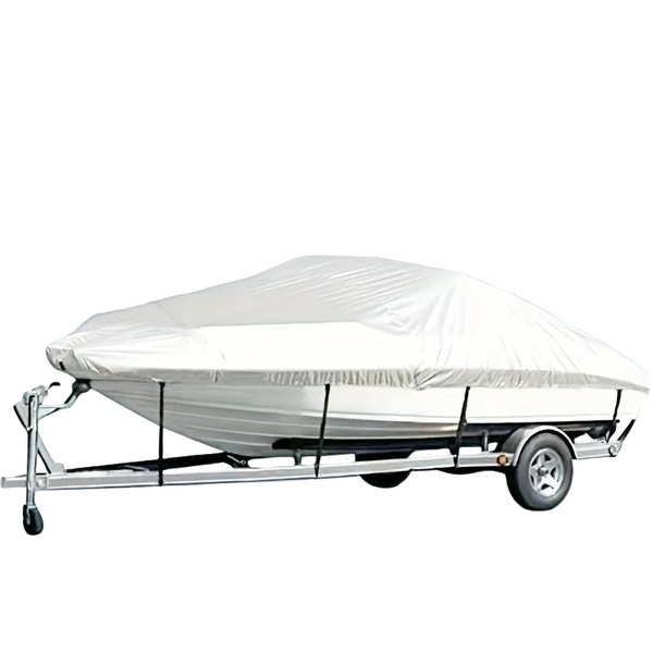 Trailerable Boat Cover Heavy Duty Waterproof Tarp With Storage Bag Designed For V Hull Fish And Ski Runabout Bass Fishing Boats 20 22Ft Black Boat Cov