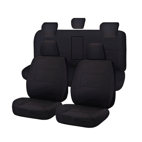 For Isuzu D Max 06/2012 On Dual Cab Chassis Utility Fr Black All Terrain Seat Covers