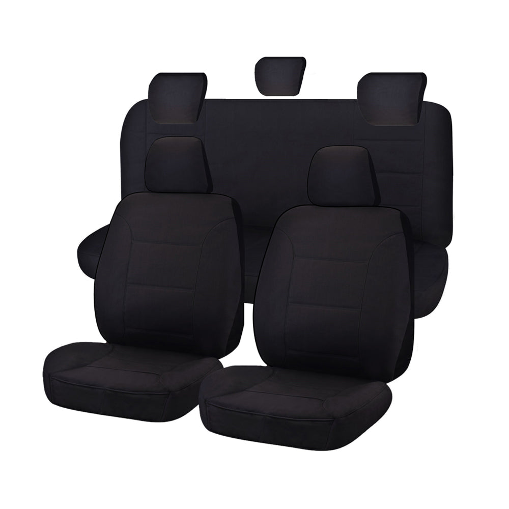 For Toyota Hilux Sr Sr5 Dual Cab Utility Black Vehicle Interior Accessories Seat Covers