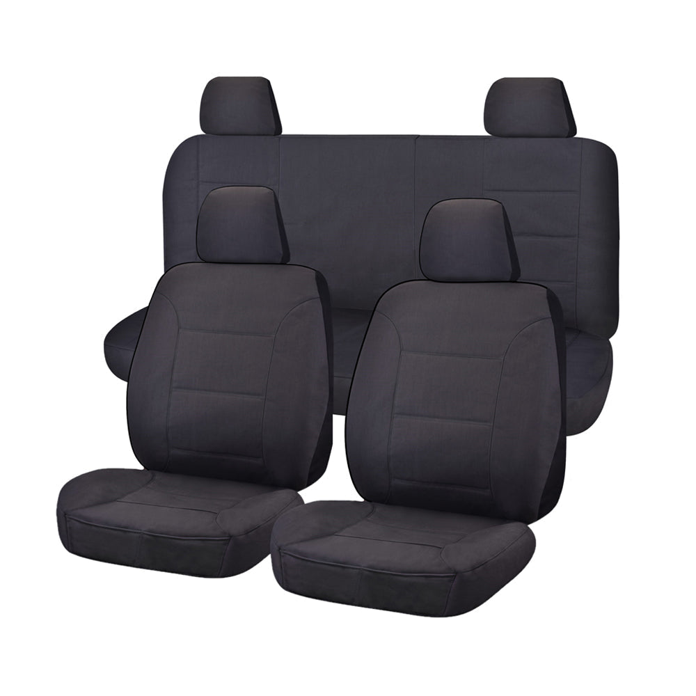 Seat Covers My Car Challenger Canvas For Nissan Frontier D40 Series Dual Cab (2006 2015)