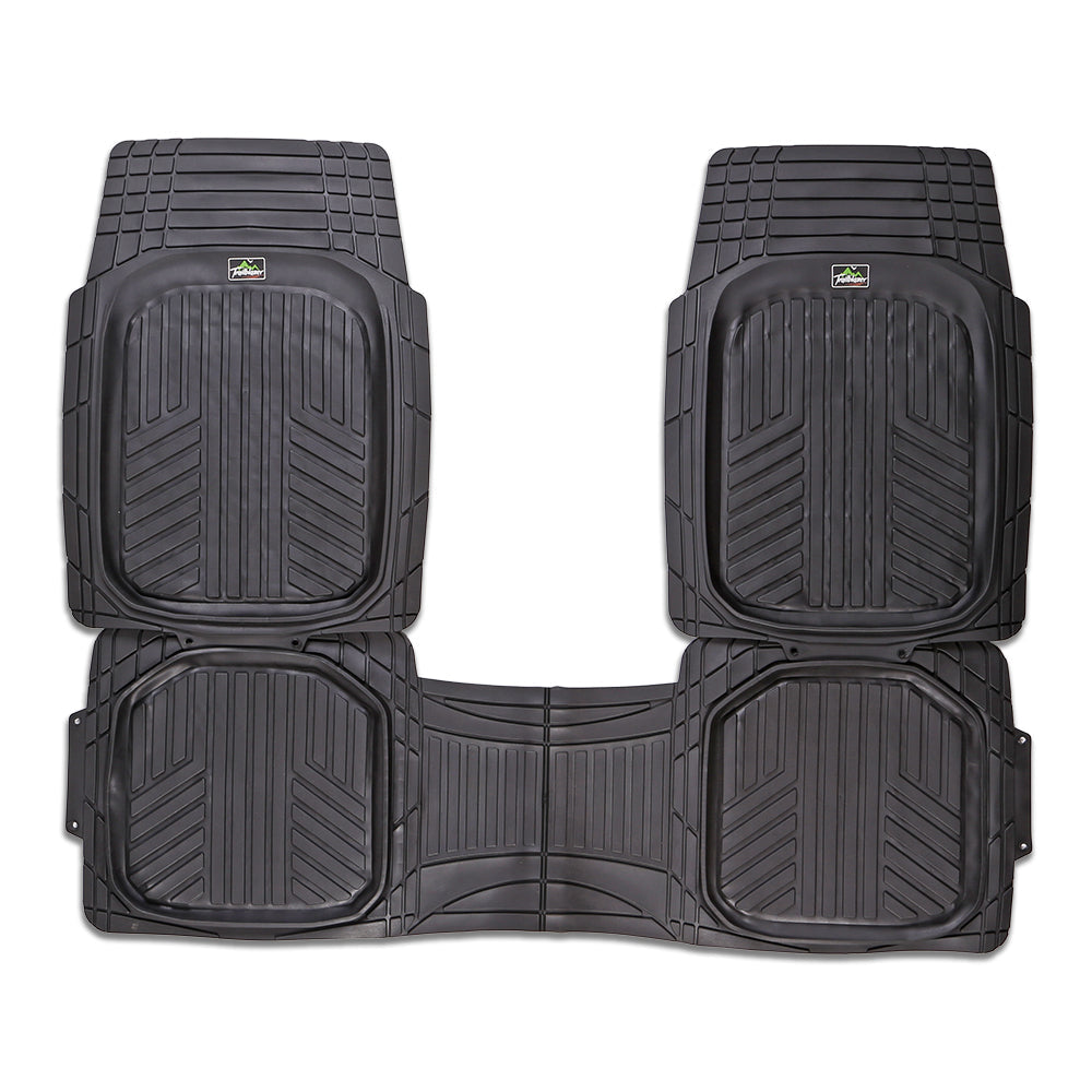 Cmt Car Mats Trailblazer 3 Piece Rubber Black Floor Mats Carpets