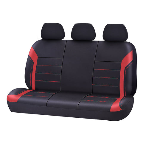 My Car Universal Ultra Light Neoprene Rear Size 06/08H | Black/Red Seat Covers
