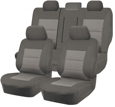 Grey For Toyota Hiace Crew Van Lwb 2019 On Two Rows Vehicle Interior Seat Covers