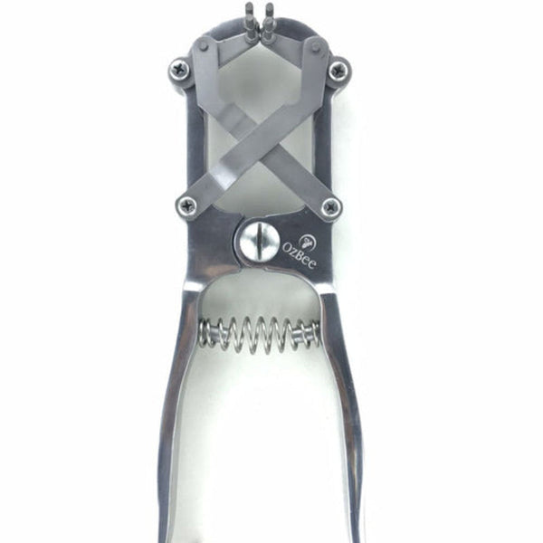 Cattle Lamb Sheep Stainless Steel Elastrator Castrating Plier With 100 Rubber Pliers