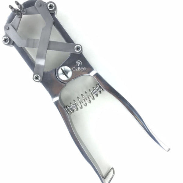 Cattle Lamb Sheep Stainless Steel Elastrator Castrating Plier With 100 Rubber Pliers