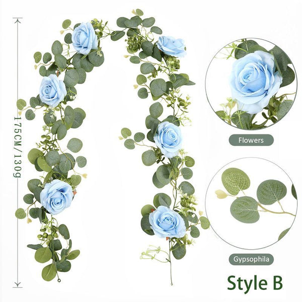 Artificial Eucalyptus Vine Blue 100 200Cm Artificial Plants