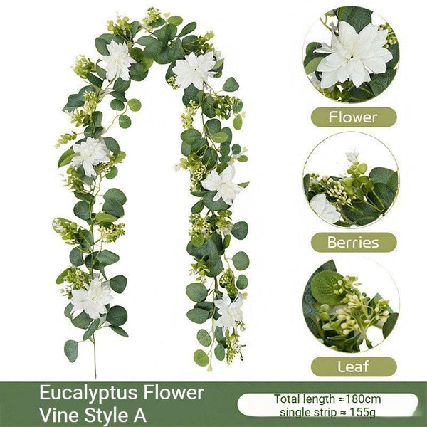 Artificial Eucalyptus Vine Blue 100 200Cm Artificial Plants