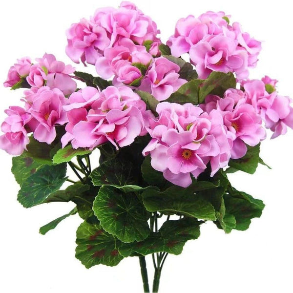 Artificial Silk Hibiscus Flower Pink Artificial Plants