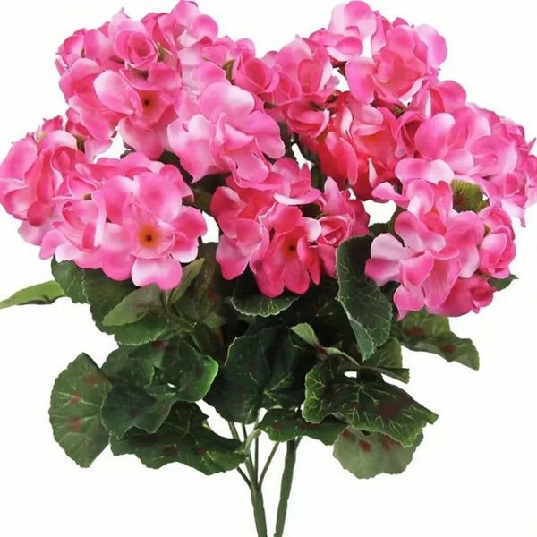 Artificial Silk Hibiscus Flower White Artificial Plants