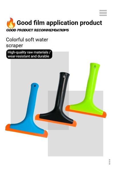 Dark Green Silicone Car Window Tint Squeegee Cooking Utensils