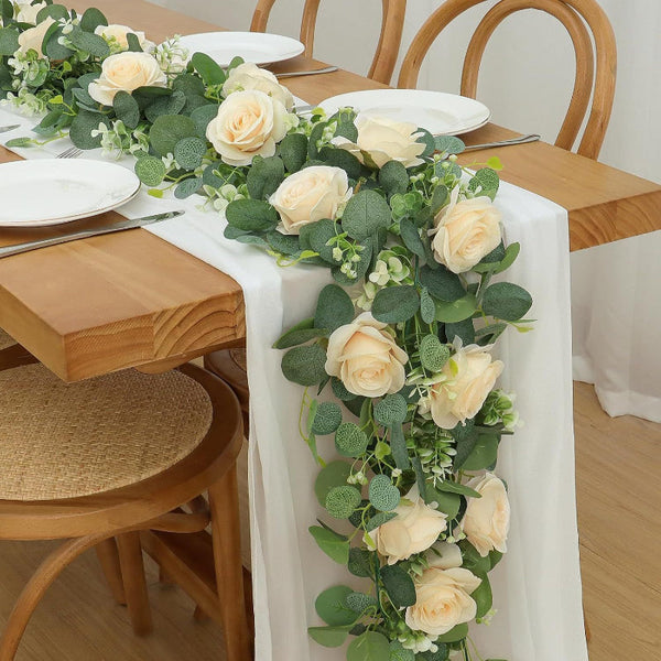 Artificial Eucalyptus Aquatic Vine 60 Heads 2 Forks N Artificial Plants