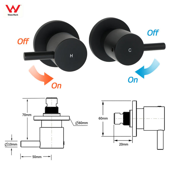 Wels Matt Black Dual 12" Round Shower Head Set Metal Handheld Rail Wall Arm Elbow Inlet Twin Taps Shower Heads & Combos