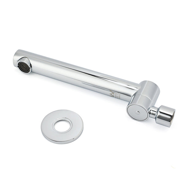 Watermark Chrome Round Basin Wall Mount Faucet Outlet 180A Swivel Brass Bath Tub Spout Bath Taps