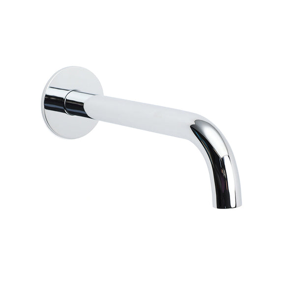 Polisehd Chrome Round 200Mm Length Faucet Outlet Bath Tub Water Filler Spout Kit Bath Taps