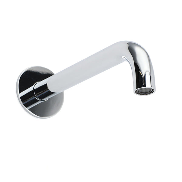 Polisehd Chrome Round 200Mm Length Faucet Outlet Bath Tub Water Filler Spout Kit Bath Taps