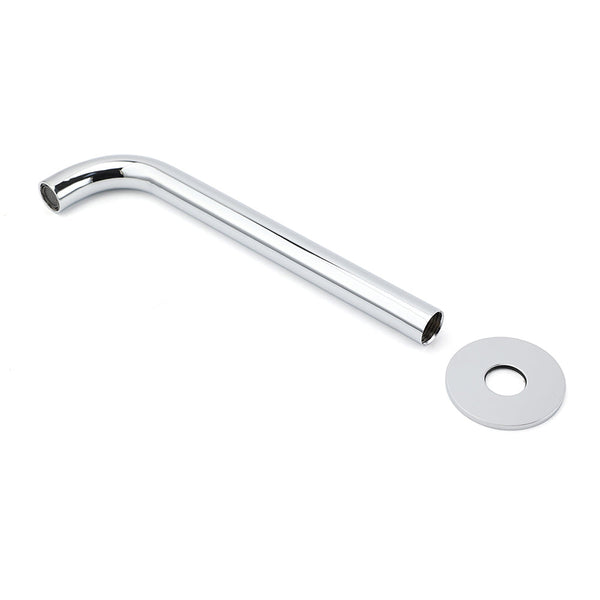 Polisehd Chrome Round 250Mm Long Water Filler Spout Bath Tub Wall Mounted Outlet Bath Taps