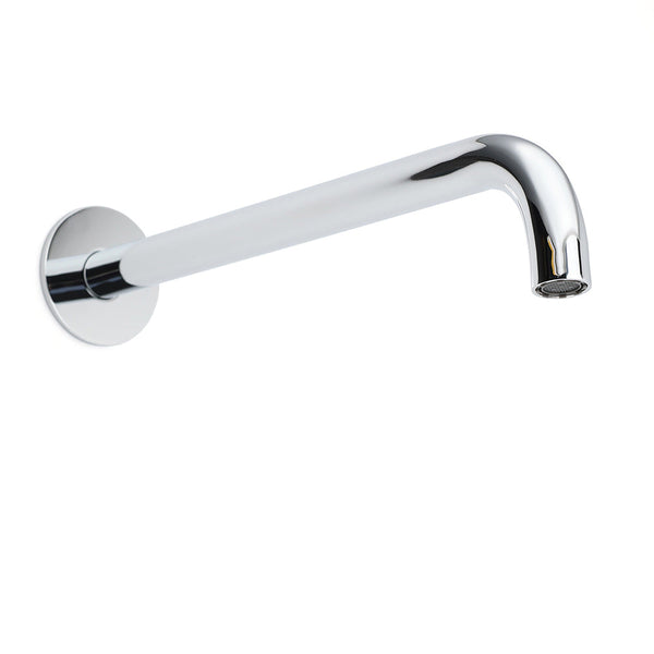 300Mm Extra Long Wall Mounted Chrome Round Extention Bathtub Filler Spout Outlet Bath Taps