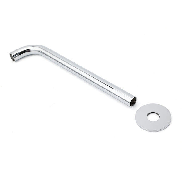 300Mm Extra Long Wall Mounted Chrome Round Extention Bathtub Filler Spout Outlet Bath Taps