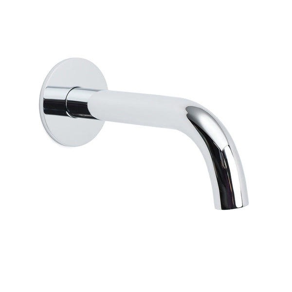 Polisehd Chrome Round Curve Faucet Water Outlet Swivel Bath Tub Filler Spout Set Bath Taps