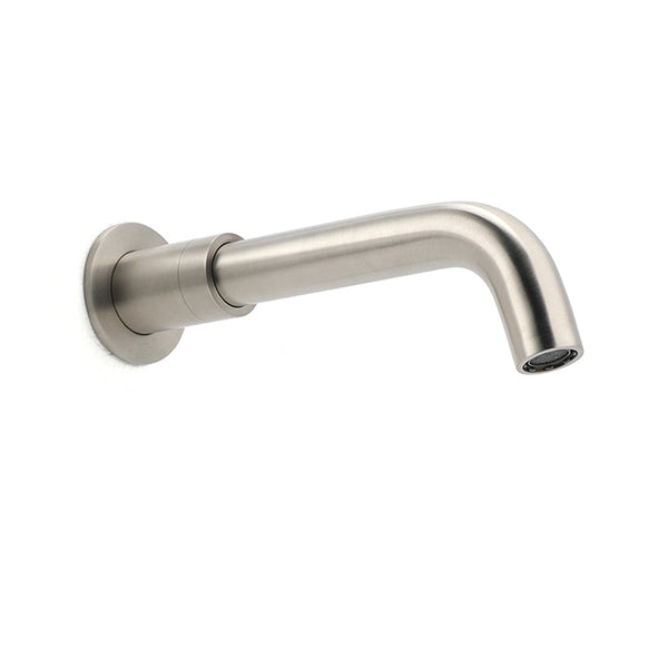 Brushed Nickel Silver Round Swivel Basin Faucet Bubble Water Outlet Bath Tub Spout Bath Taps