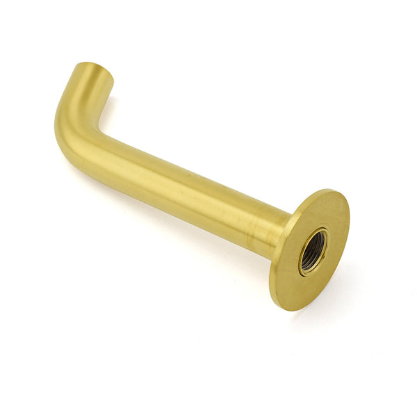 Brushed Gold Round Curve Bathtub Spout Stainless Steel Faucet Water Outlet Tap Bath Taps