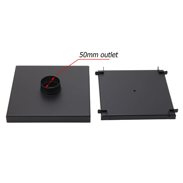 Matt Black Bathroom Big 200Mm Tile Insert Floor Drain Shower Grate 50Mm Outlet Drain Grates