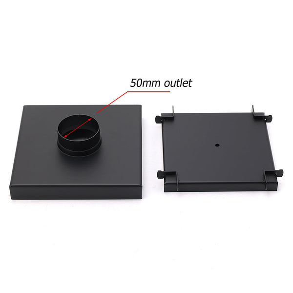 Matt Black 150X150mm Tile Insert Floor Drain Shower Grate 50Mm Outlet Watermark Drain Grates