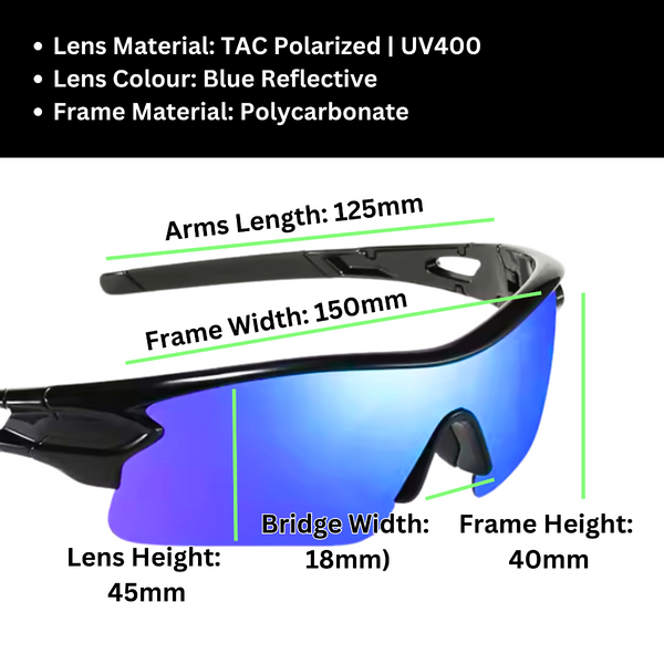 Sportiq Optiview Sky Blue Sunglasses