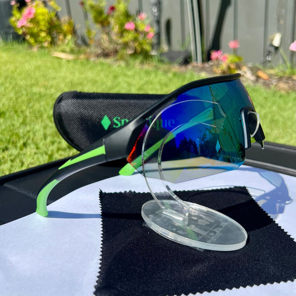 Sportiq Clarityx Green Blue Sunglasses