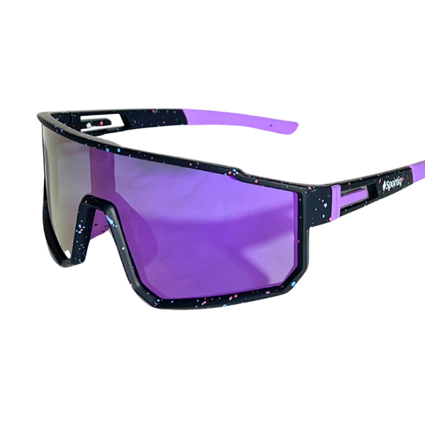 Sportiq Vividshield Purple Reflective Sunglasses