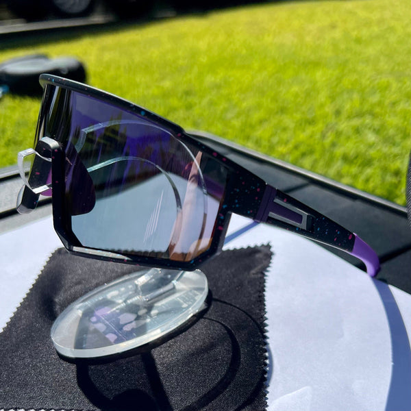 Sportiq Vividshield Purple Reflective Sunglasses